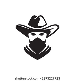 Cowboy logo images illustration design