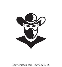 Cowboy logo images illustration design