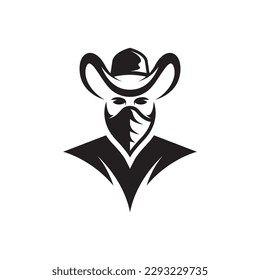 Cowboy logo images illustration design