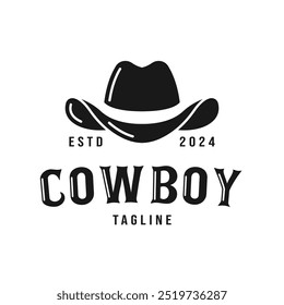 cowboy logo vector design illustration