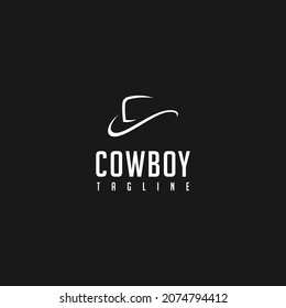cowboy logo vector design. logo template