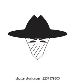 Cowboy logo vector template design