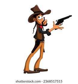Cowboy Mascot Vectorize Format for business