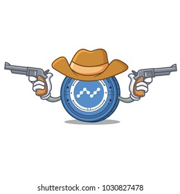 Cowboy Nano coin character cartoon