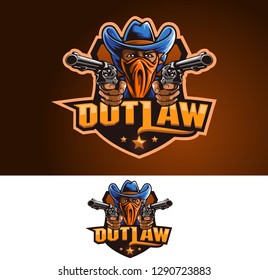 Cowboy Outlaw Head modern Sport