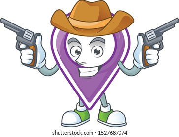 Cowboy pin location in the a maps