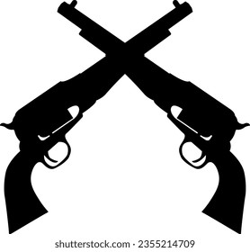 Cowboy Pistol Digital EPs Vector graphics File