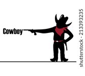 Cowboy with pistols.