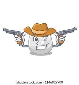 Cowboy plastic bag character cartoon