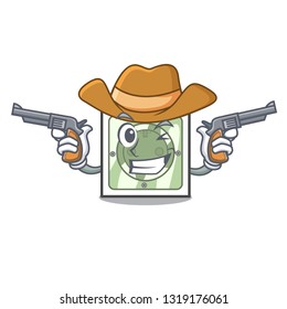 Cowboy power socket in the character shape