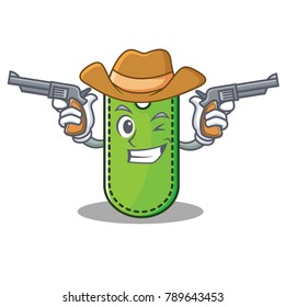 Cowboy price tag character cartoon