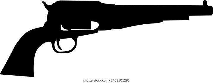 Cowboy Revolver Digital EPs Vector graphics File