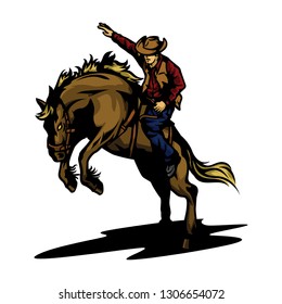 Cowboy Rodeo Vector