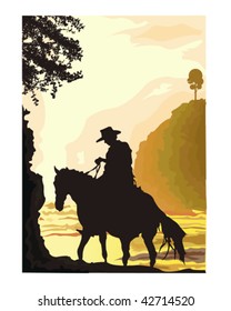 Cowboy Scene