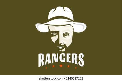 Cowboy. Sheriff. Vector logo
