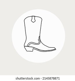 cowboy shoes background wild west icon