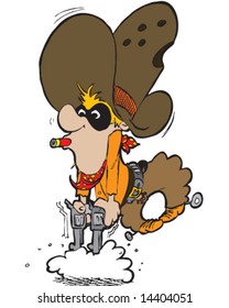 Cowboy Shooting Guns