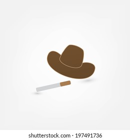 cowboy smoking