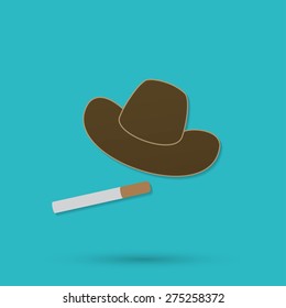 cowboy smoking