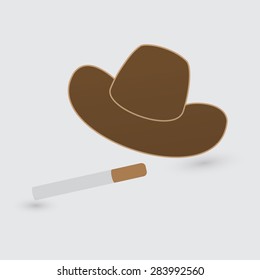 cowboy smoking