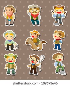 cowboy stickers