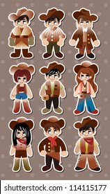 cowboy stickers