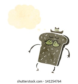 cowboy toast cartoon character