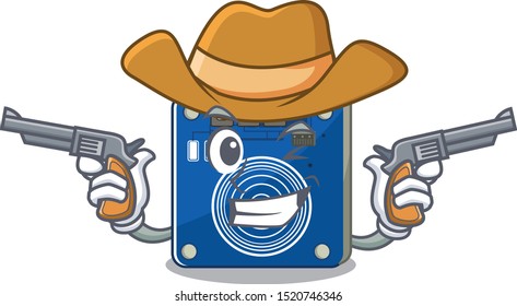 Cowboy touch sensor isolated in the character