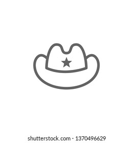 Cowboy, USA icon. Element of 4th of july icon. Thin line icon for website design and development, app development. Premium icon