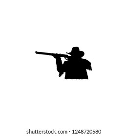 cowboy vector icon. cowboy sign on white background. cowboy icon for web and app