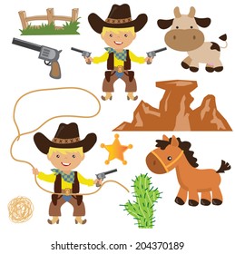 Cowboy vector illustration