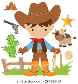 Cowboy vector illustration