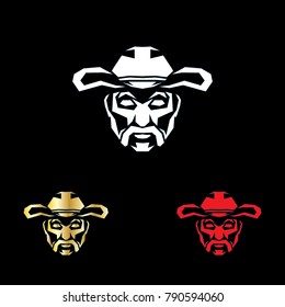 cowboy vector logo