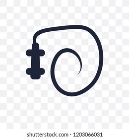 cowboy Whip transparent icon. cowboy Whip symbol design from Desert collection. Simple element vector illustration on transparent background.