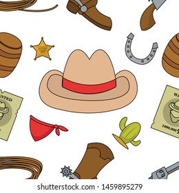 cowboy wildwest attribute set pattern simple