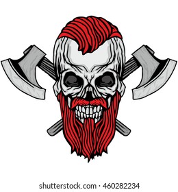 cowboys coat of arms with skull, grunge.vintage design t-shirts
