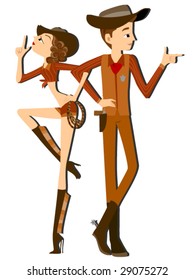 Cowboys - Vector