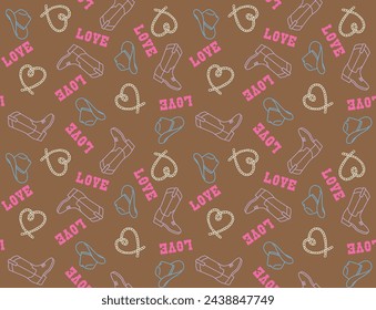 COWGIRL ELEMENTS PATTERN FOR FASHION AND EDITORIAL