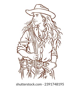 Chica en ese vector posponente para tarjeta, ilustración, decoración