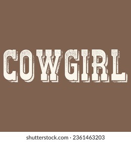 cowgirl , howdy t-shirt design