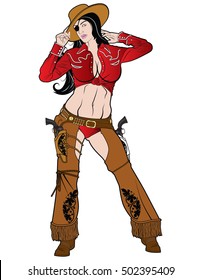 Cowgirl Pinup