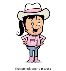Cowgirl Smiling
