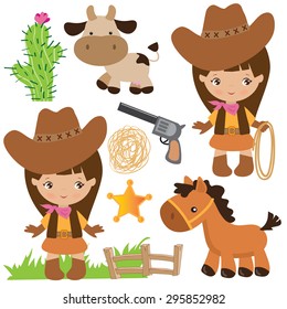 Cow-girl Images, Stock Photos & Vectors | Shutterstock