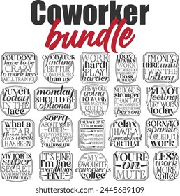 Coworker Office Vector Designs Bundle