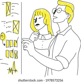 coworkers creating for a project 