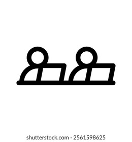 Coworking Icon Vector Symbol Design Illustration