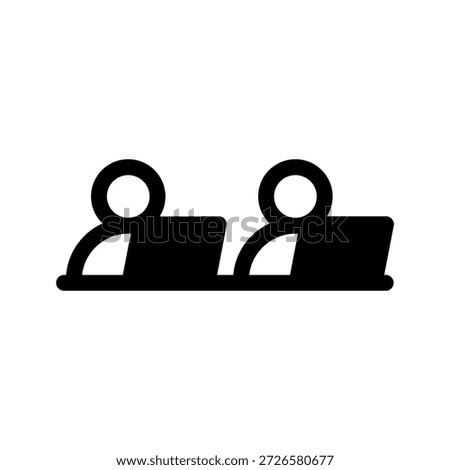 Coworking Icon Vector Symbol Design Illustration