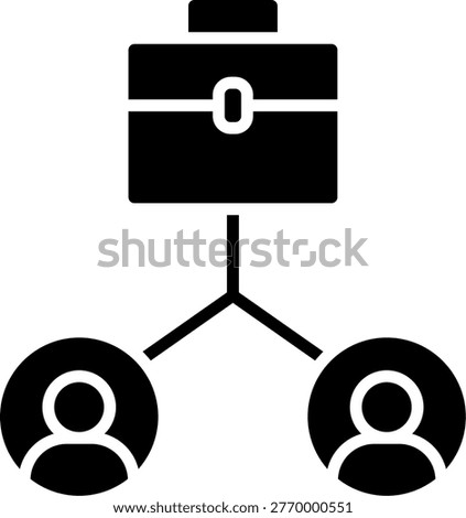 Coworking Line Icon Vector Design