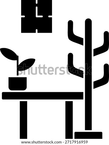 Coworking Line vector Icon Design