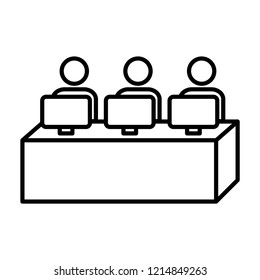 Coworking space icon